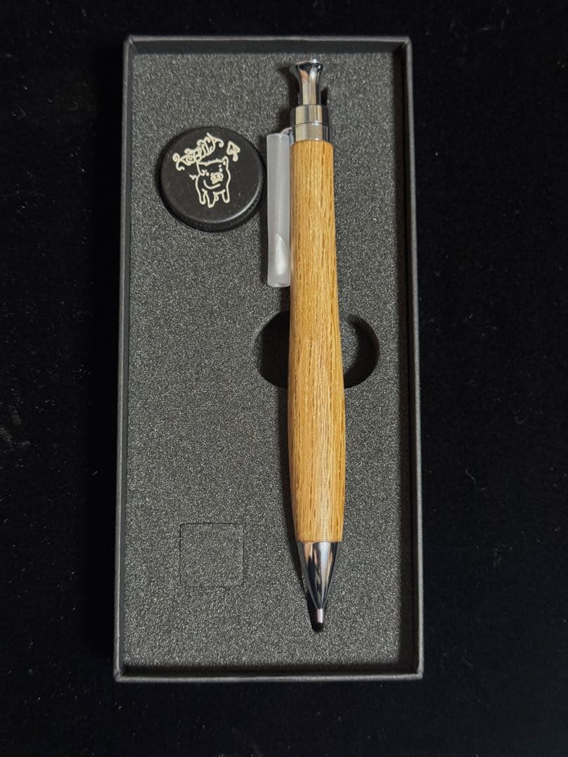 こぶた工房シャープペンシル 白樫 0.5mm