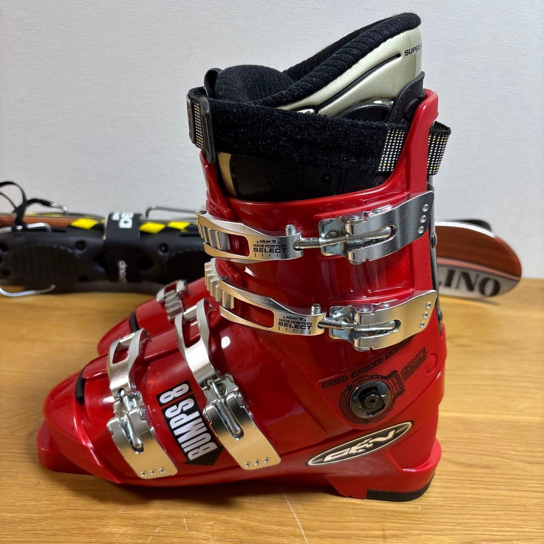 美品　メンズ　ショートスキー　ファンスキーセット　Gen 26-26.5cm
