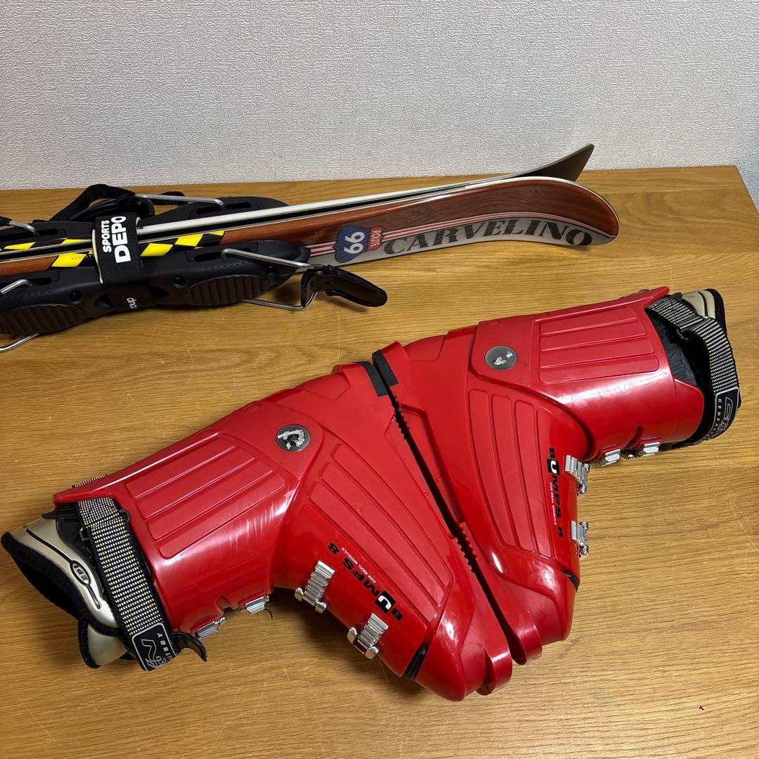 美品　メンズ　ショートスキー　ファンスキーセット　Gen 26-26.5cm