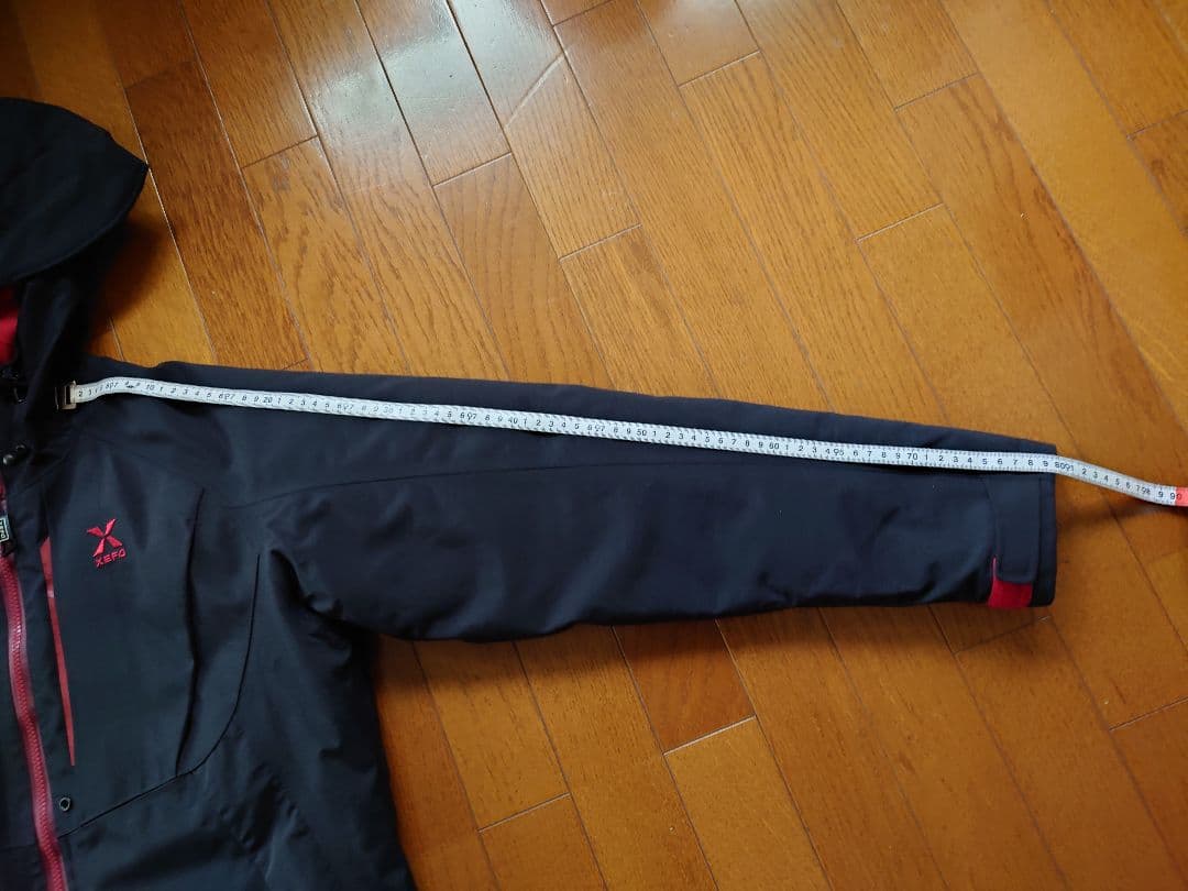 XEFO.GORE-TEX フード付ダウンレインウェア ブラック本日まで値下げ。
