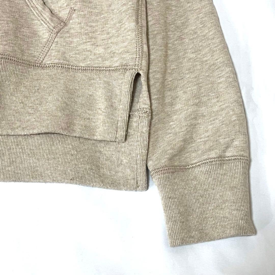 POLO Ralph Lauren ジップパーカー ロゴ刺繍 ベージュ系