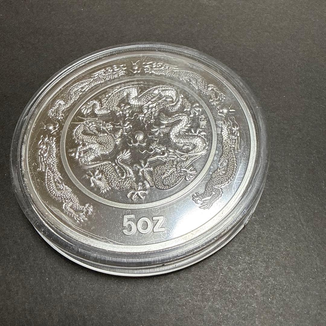 H*a様 1988年 中国人民銀行発行 銀貨 5oz 十龍図 純銀 約155g