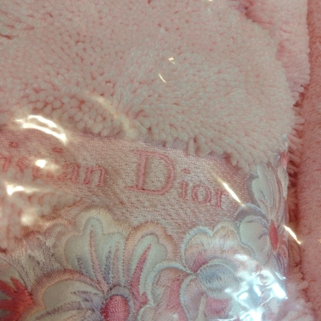 Christian Dior バスマット　バスタオルピンク　昭和レトロ