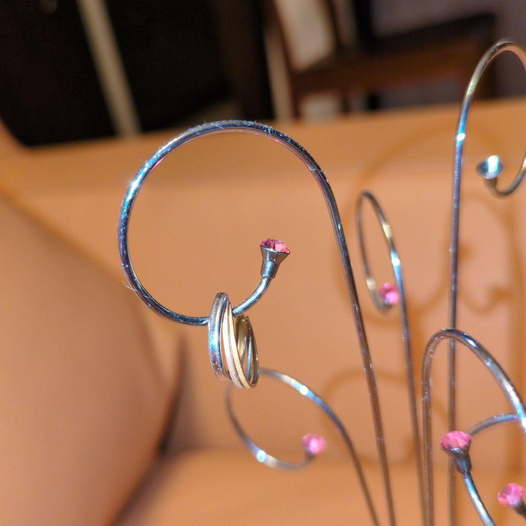 18金　コンビピアス　片耳