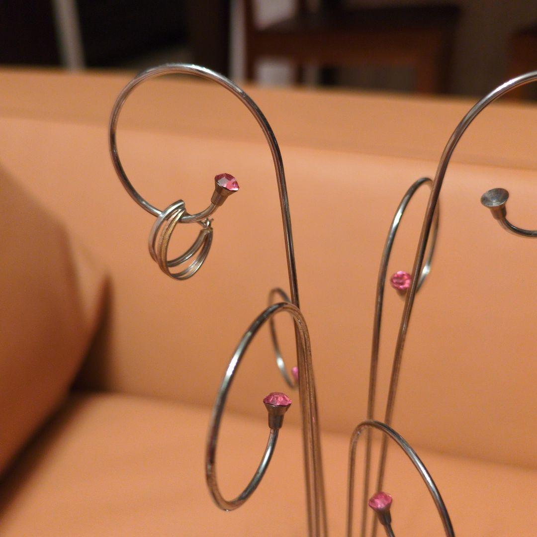 18金　コンビピアス　片耳