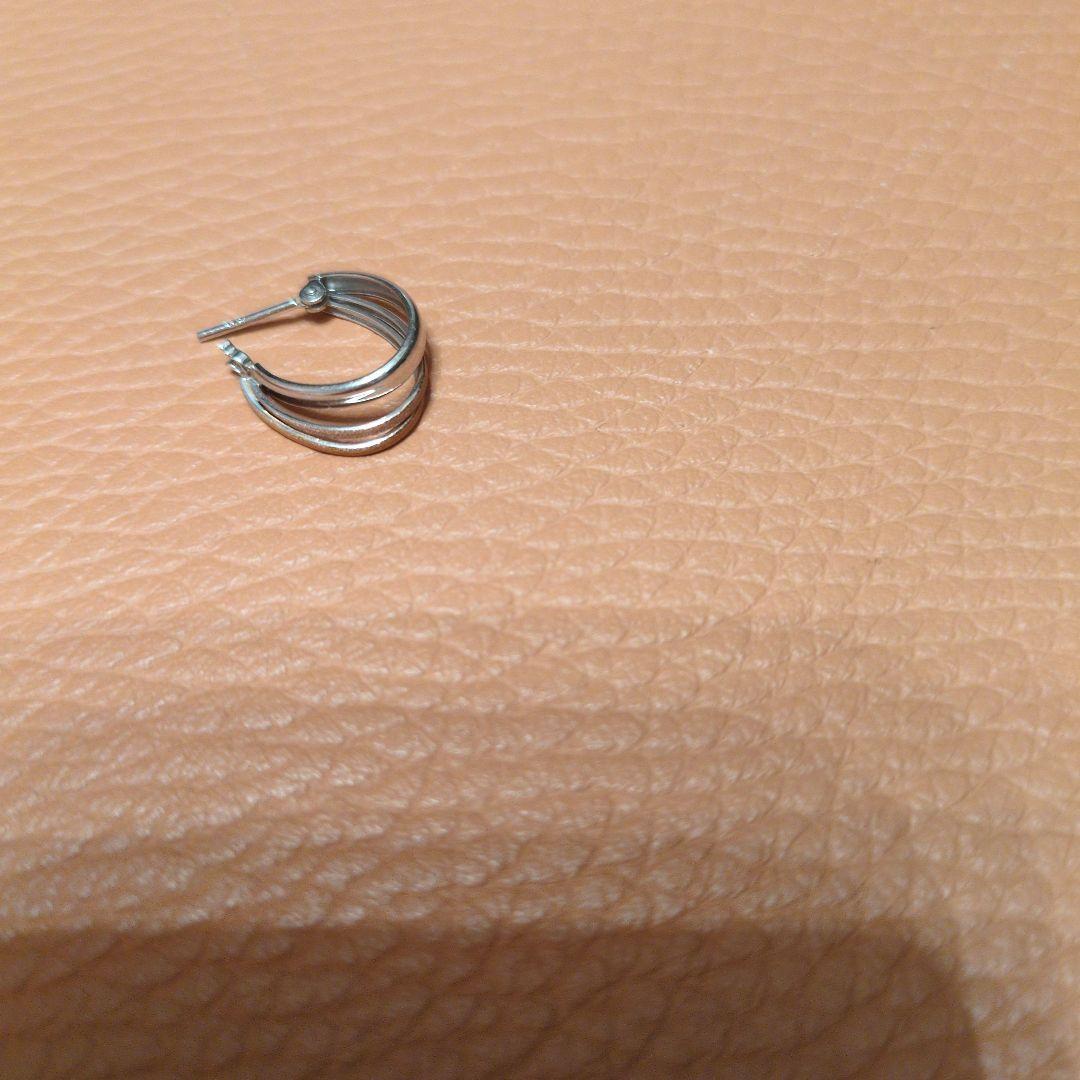 18金　コンビピアス　片耳