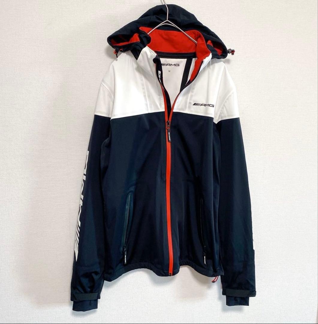 極美品✨メルセデスAMG 防水 ソフトシェル ジャケット L相当 マウンテン