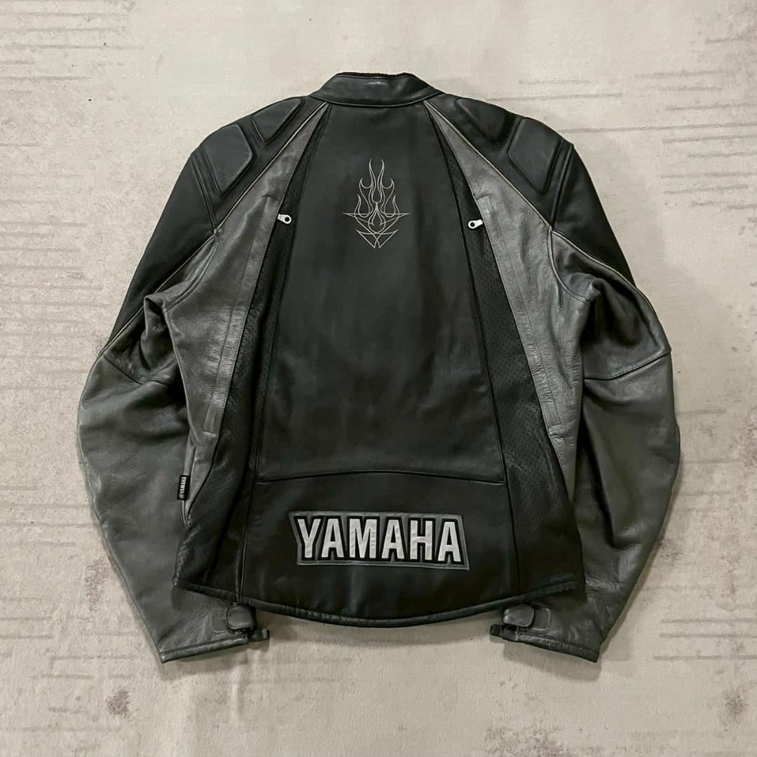 超美品 YAMAHA 入手困難 ファイヤーフレイム レザーJKT L