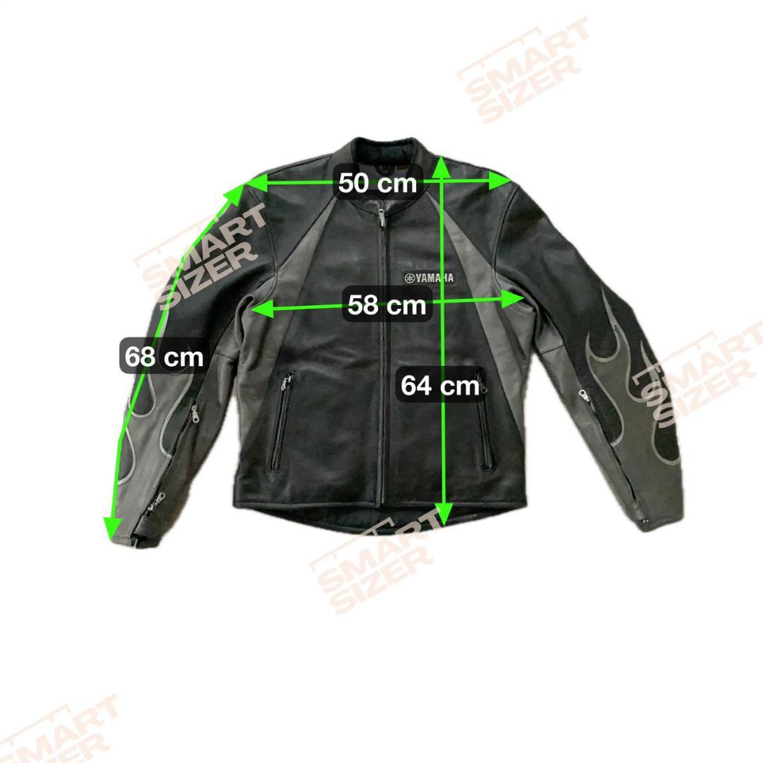 超美品 YAMAHA 入手困難 ファイヤーフレイム レザーJKT L