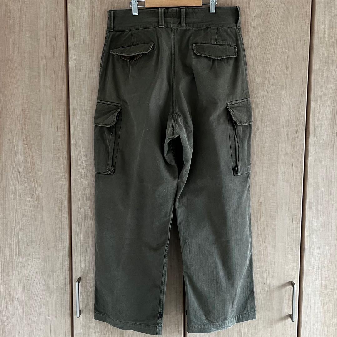 フレンチ M-47 カーゴパンツ 46 ワイド ミリタリー ARMY 古着