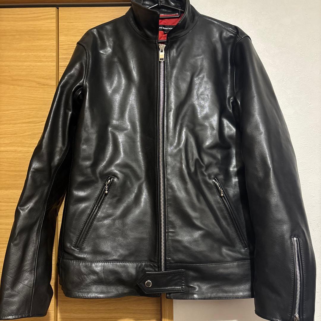 JACKROSE シングルライダース レザージャケット XL ブラック