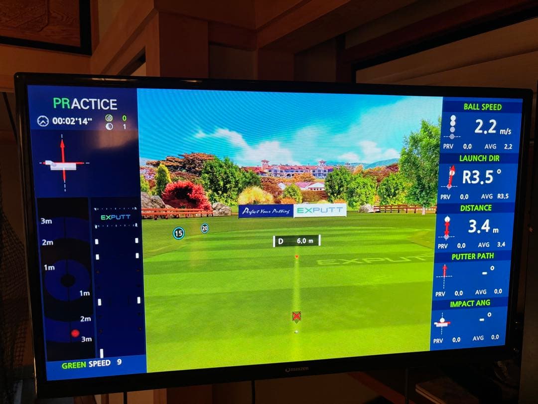 GPRO スカイトラック EXPUTT パターゴルフシミュレーター