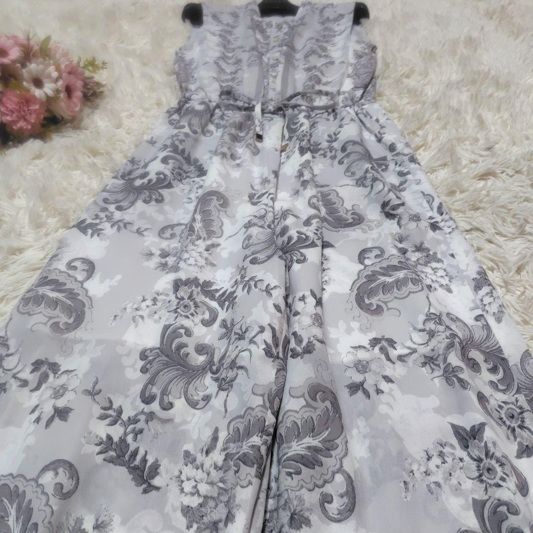 【未使用級♡定価4.6万】グレースコンチネンタル　オーナメントプリントサロペット