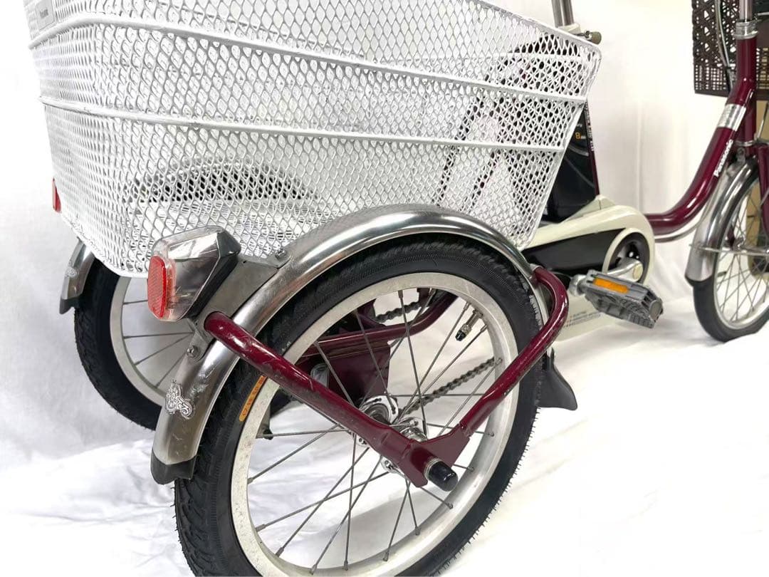 【即乘】送料無料Panasonic 電動三輪アシスト自転車 動作確認済