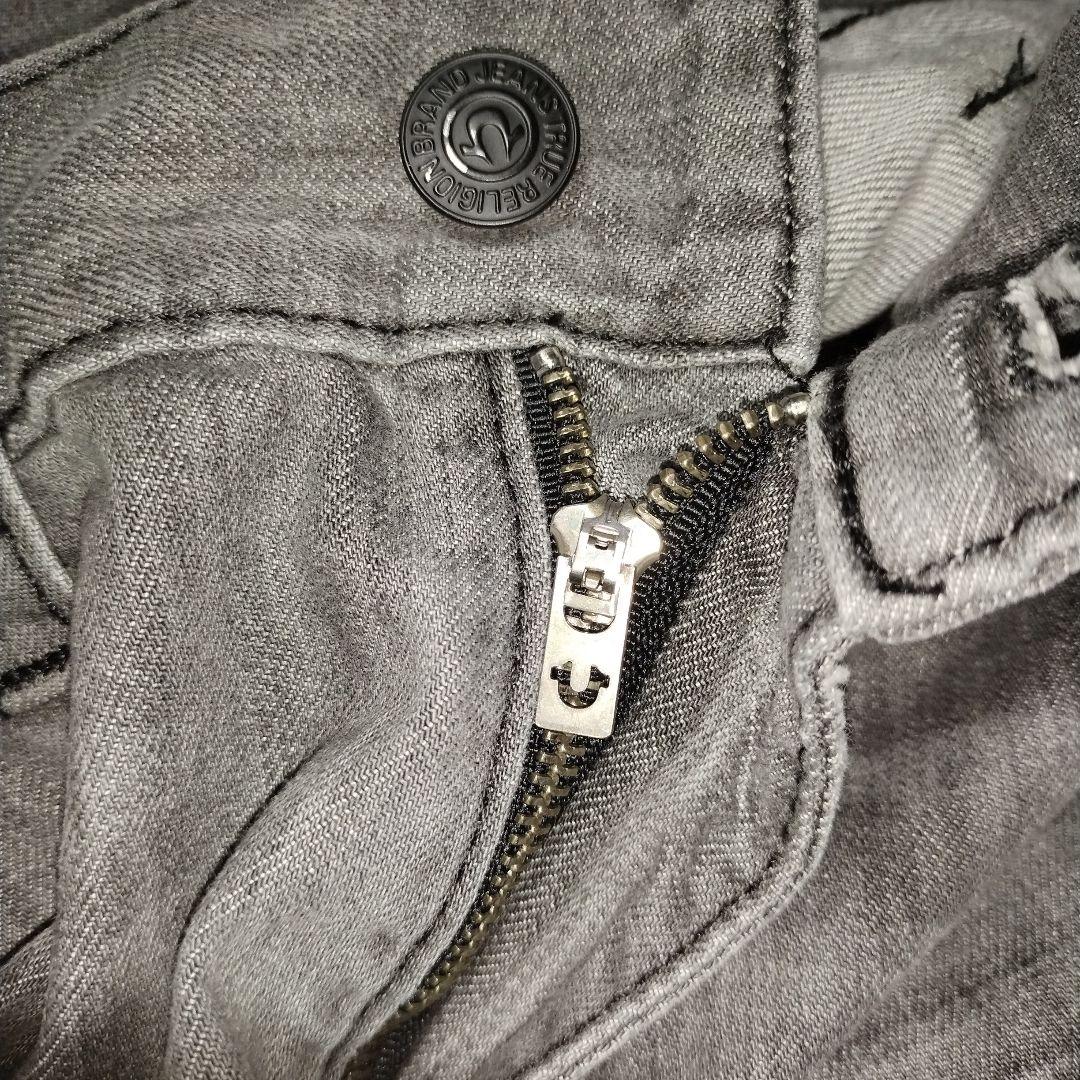 TRUE RELIGION トゥルーレリジョン ブラック グレー デニムパンツ