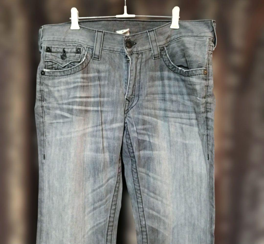 TRUE RELIGION トゥルーレリジョン ブラック グレー デニムパンツ
