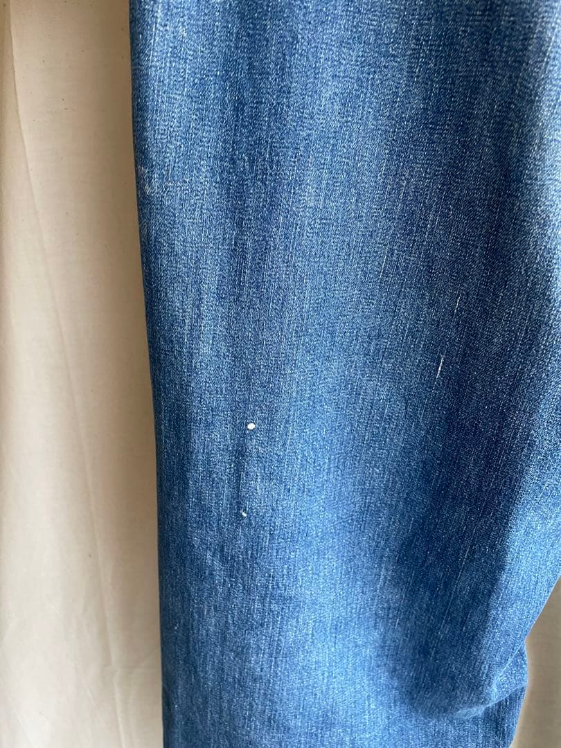 【 US NAVY 】 40s デニム 巻きパンツ ヒゲ グッドサイズ