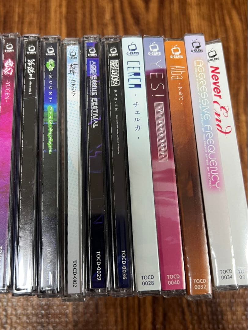 C-CLAYS 18枚 まとめ 東方project CD 帯有