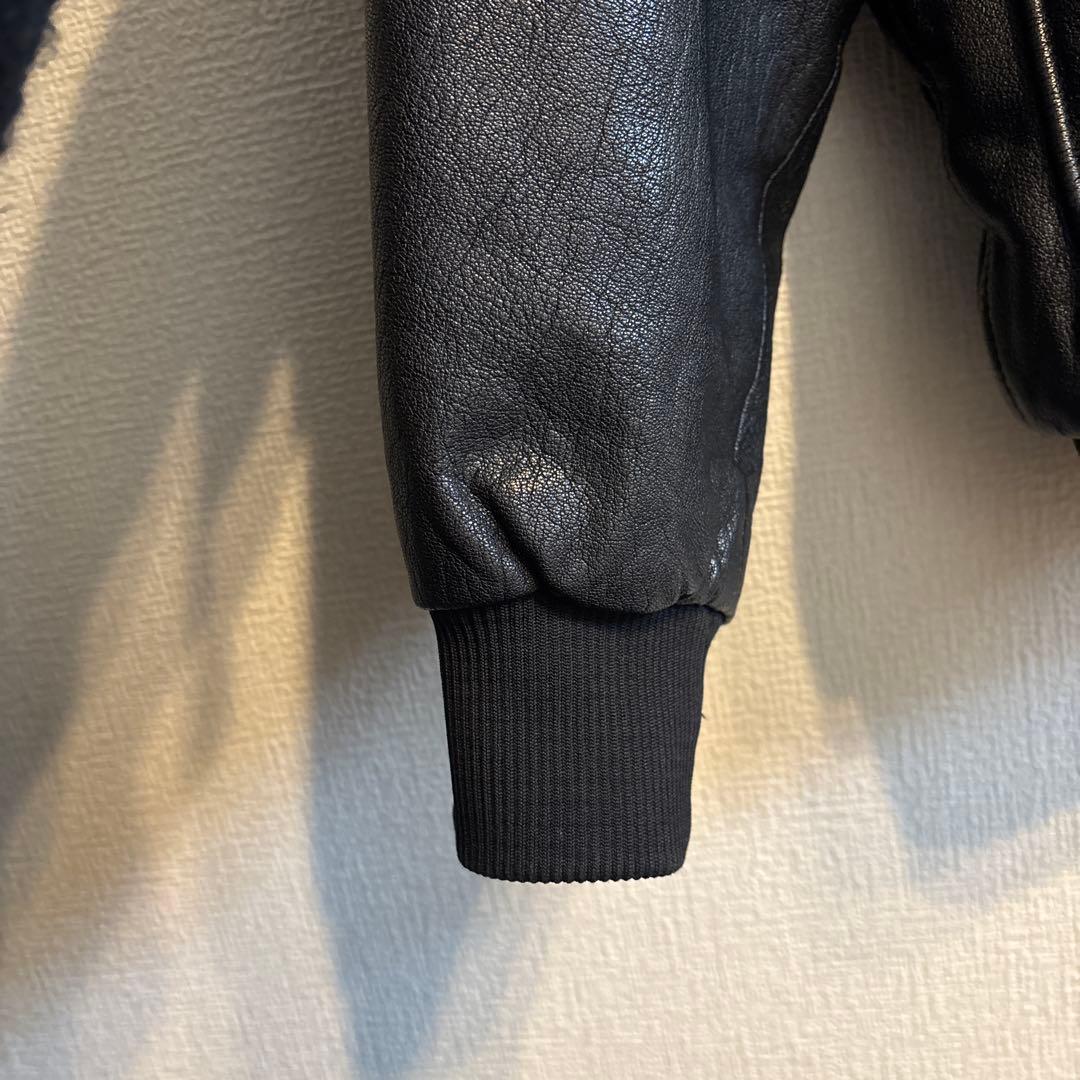 レザー製ジャケット 黒 A2フライトジャケット