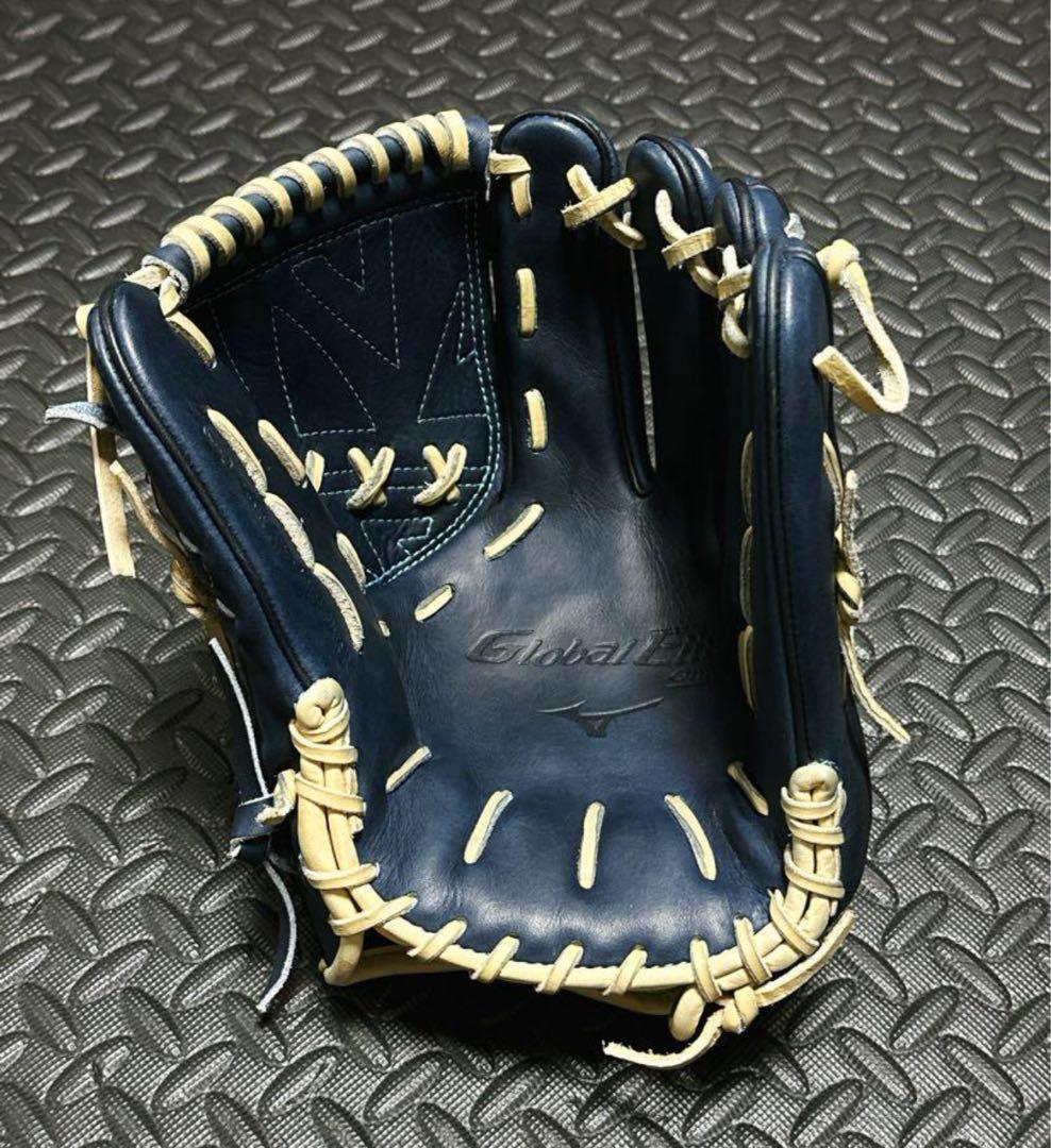 Mizuno Global Elite グローブ ネイビー