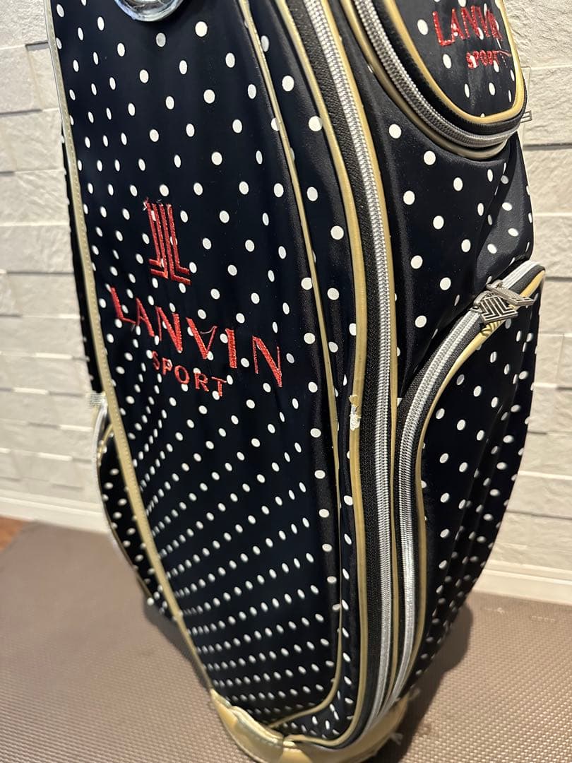 LANVIN SPORT ドット柄 キャディバッグ