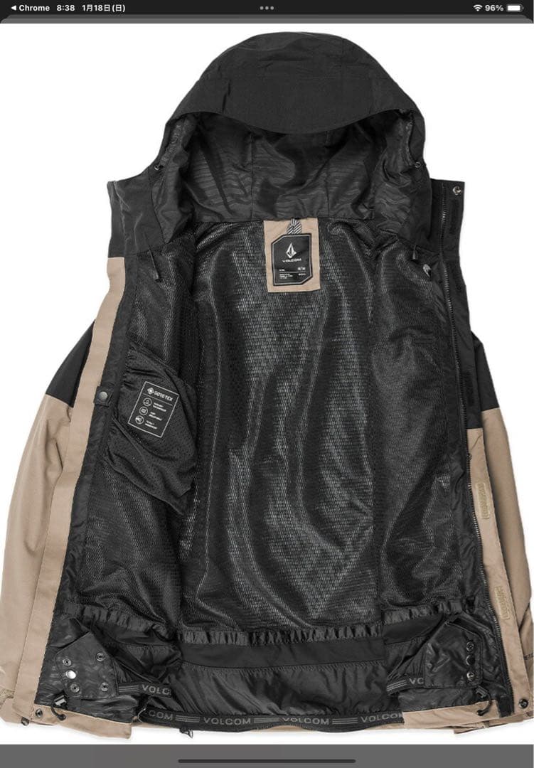VOLCOM GORE-TEX スノーボードジャケット XL
