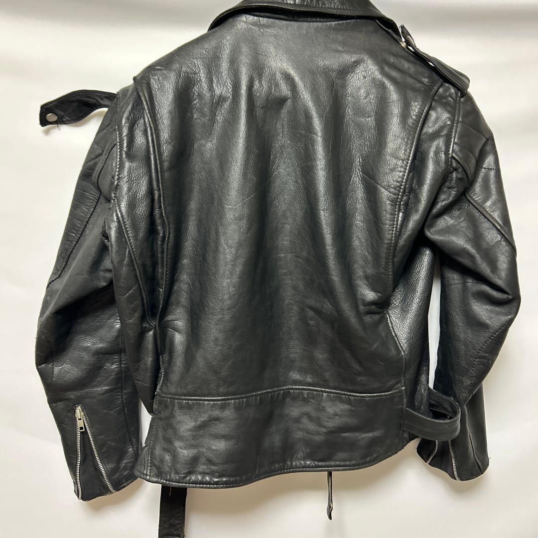ブラックライダースジャケット　ダブルライダース　シングルライダース　本革レザー