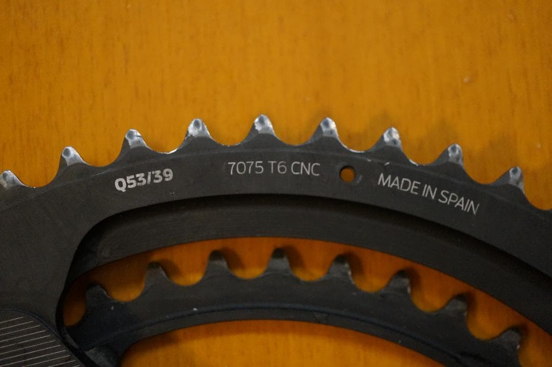 ROTOR 53-39T オーバルチェーンリング QRINGS 2X DM11速