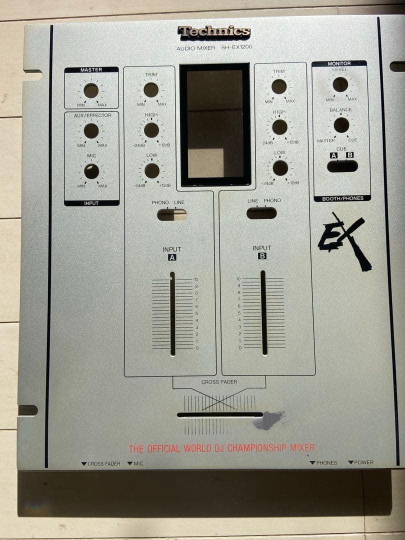 整備済み　Technics sh-ex1200DJミキサー