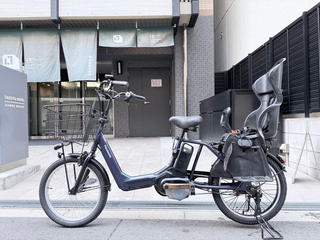 子供乗せ　パナソニック 電動アシスト自転車 チャイルドシート付き
