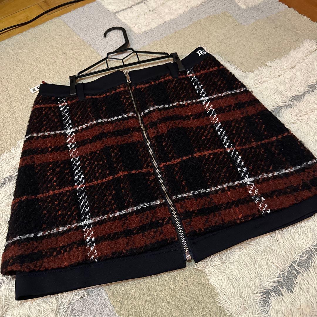 パーリーゲイツ　レディース　スカート　チェック