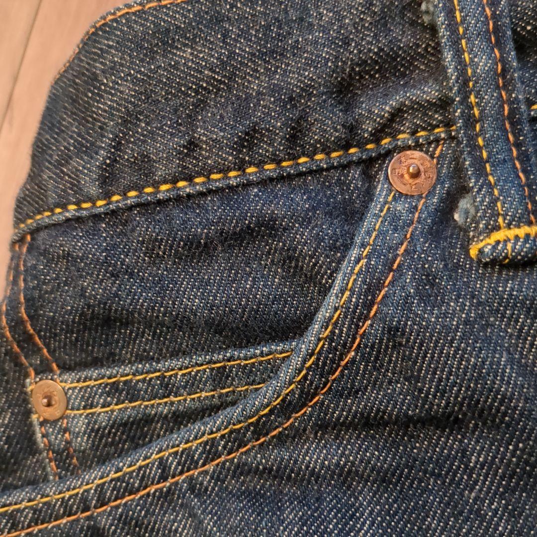 EVISU エヴィス ストレートデニムパンツ 33×35 中古