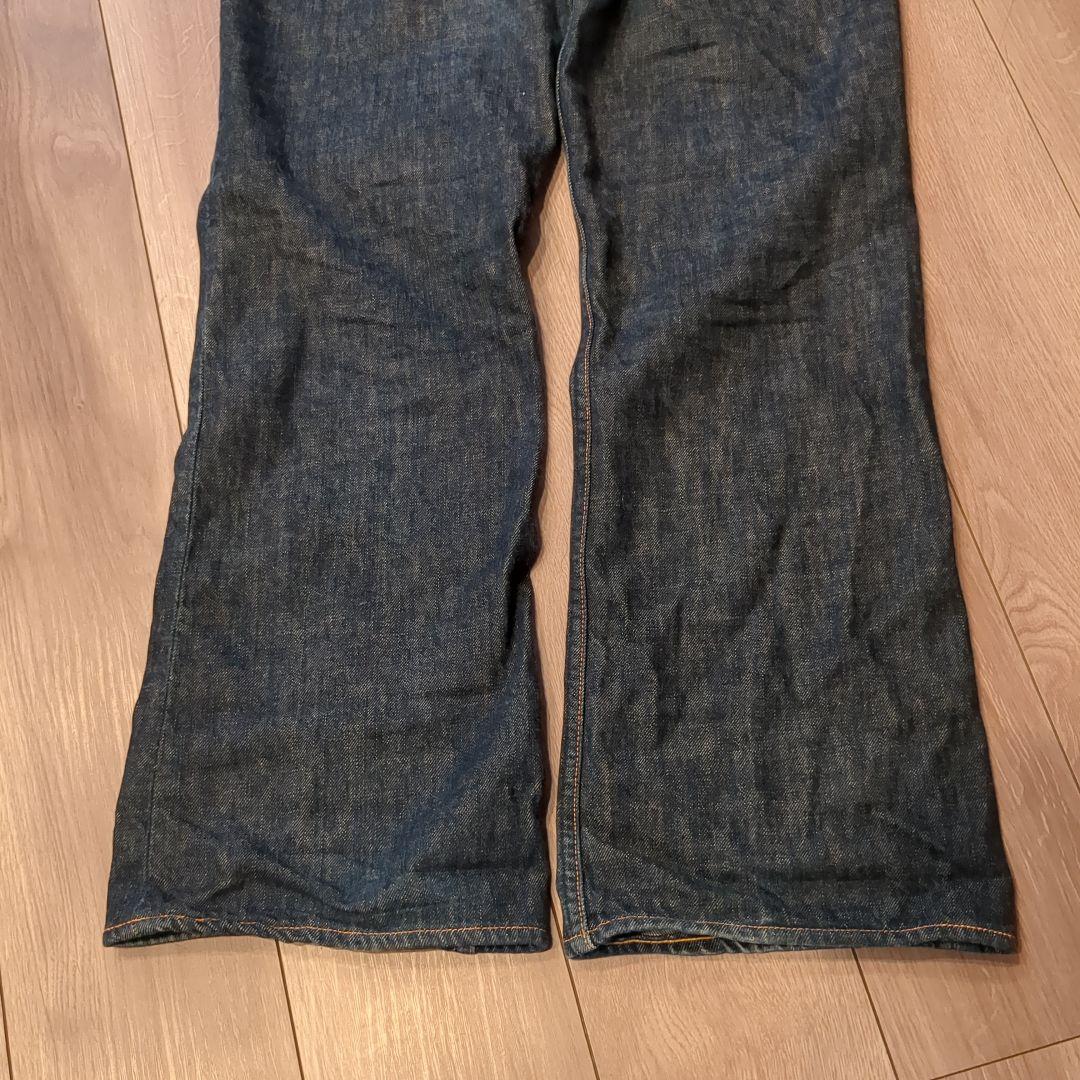 EVISU エヴィス ストレートデニムパンツ 33×35 中古