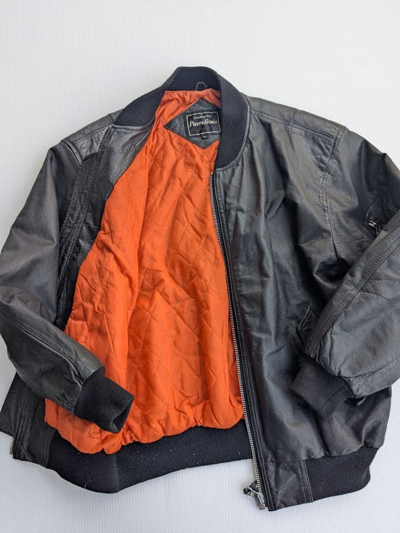 スペシャル◎ 80〜90's pierre bonee LEATHER MA-1