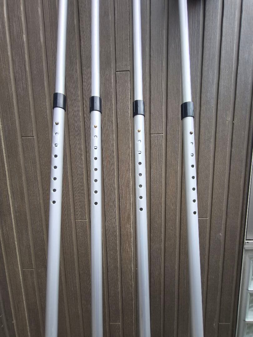 ロゴス　プッシュアップポール250cm　4本セット