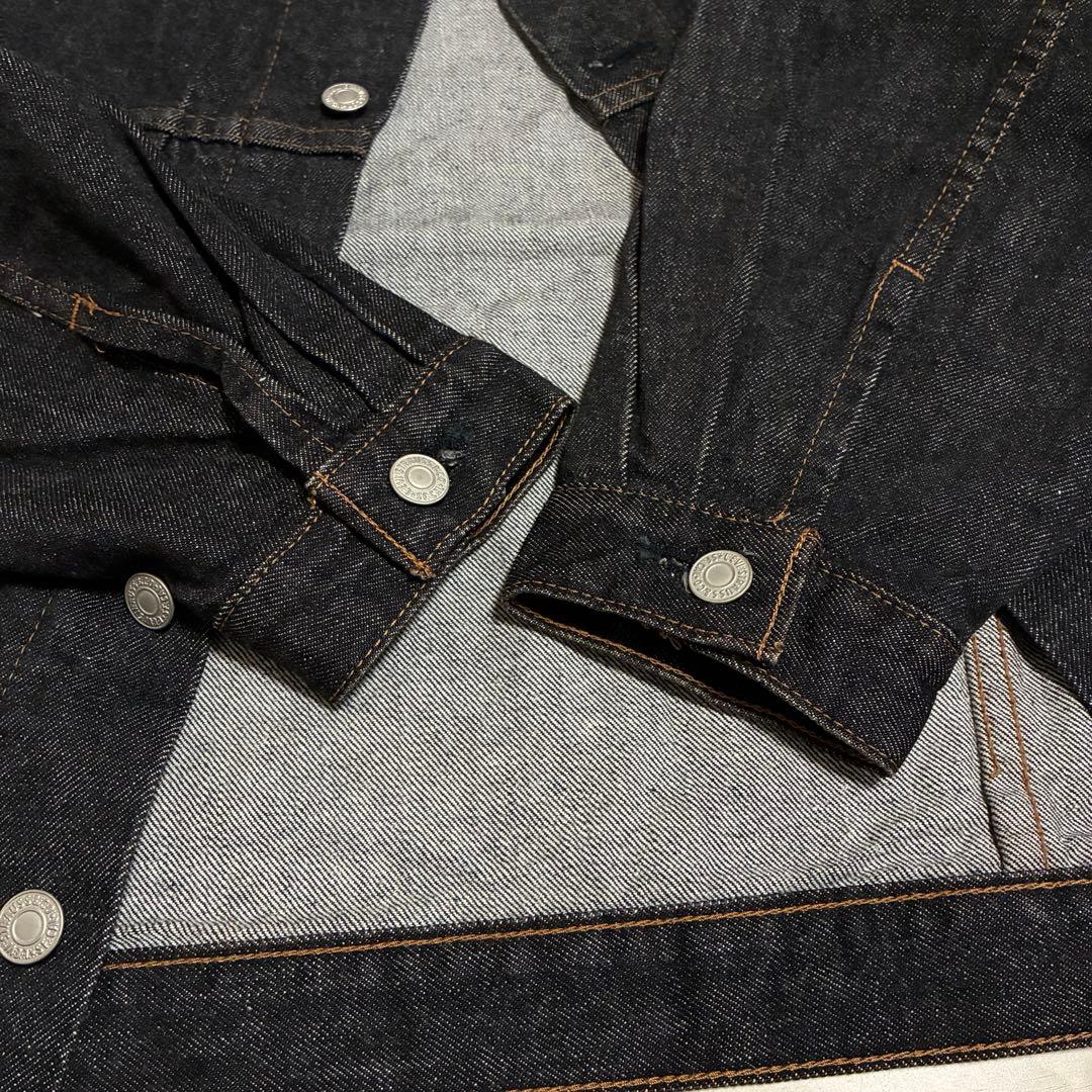 LEVIS デニムジャケット 先染め ブラック 70649 M