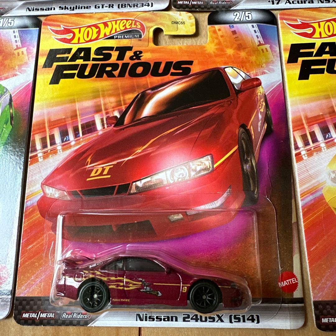 ホットウィール　プレミアム　ワイルドスピード　5台コンプセット
