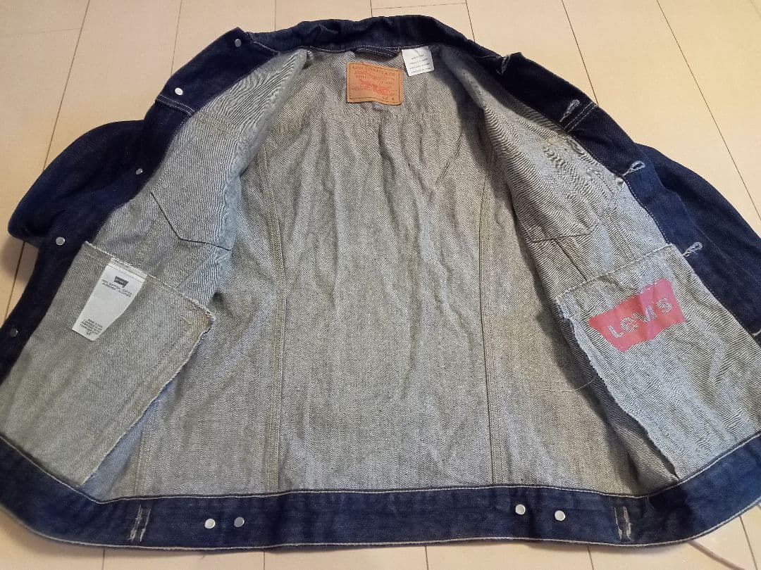 40ほぼ新品【LEVI'S】リーバイス ジージャン ブルゾン ジャケット 限定