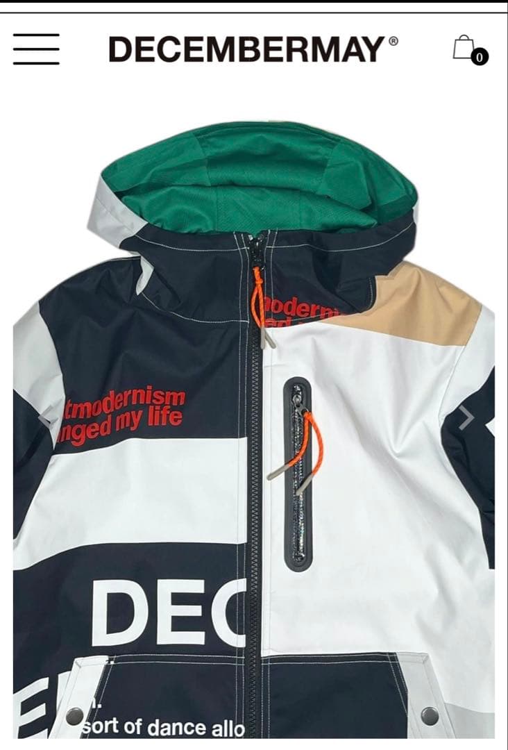 DECEMBERAY XL ジャケット グラフィックプリント