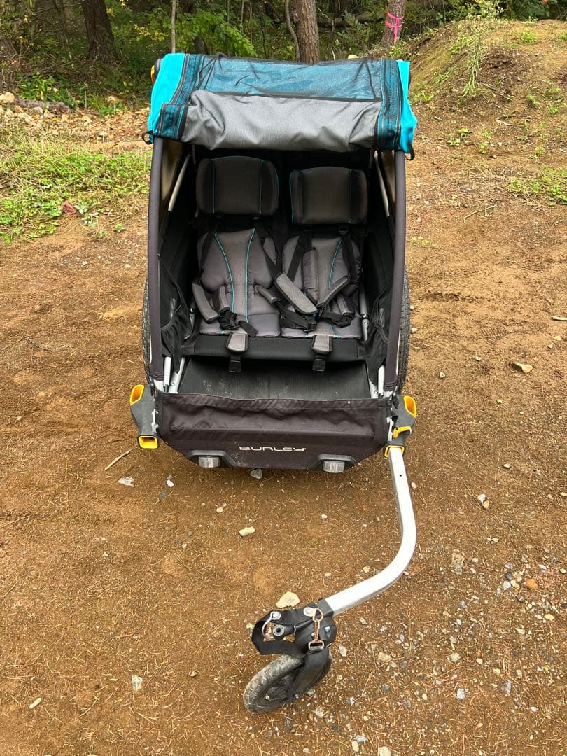 バーレー　D’lite X 2人乗り　サスペンション　Burley