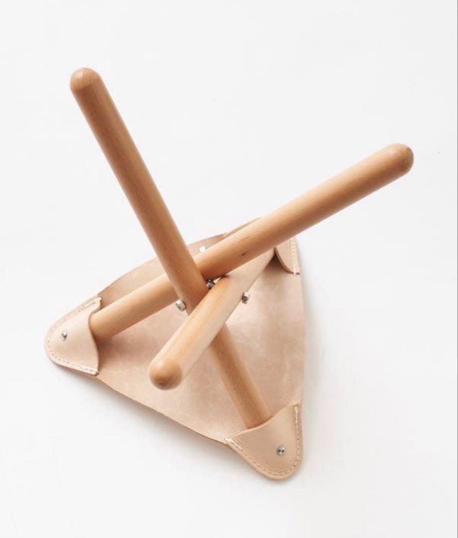 B*i様 romo ロモ SANSA CHAIR ヌメ革 折りたたみチェア