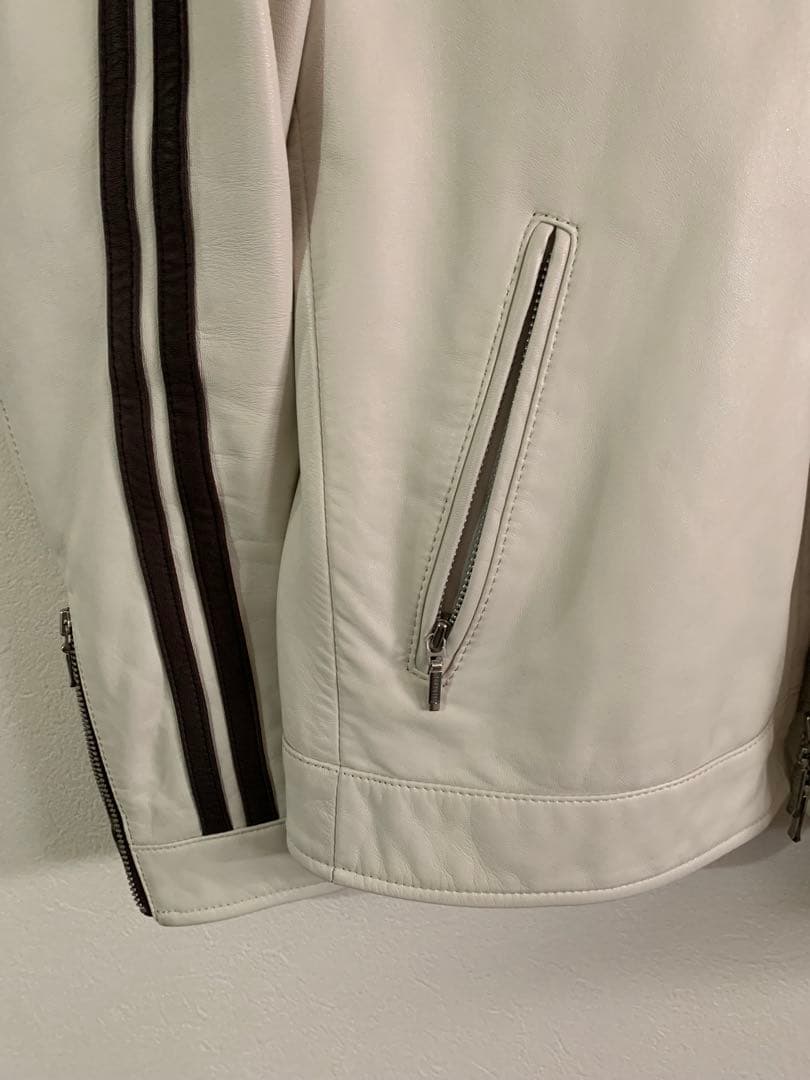 BURBERRY BLACK LABEL レザージャケット（革クリーニング済み)