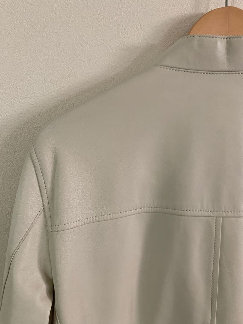 BURBERRY BLACK LABEL レザージャケット（革クリーニング済み)