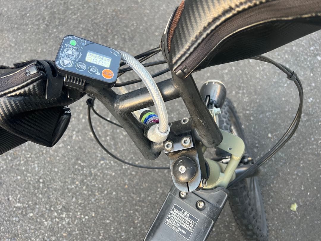 電動アシスト自転車 オリーブグリーン カゴ付き