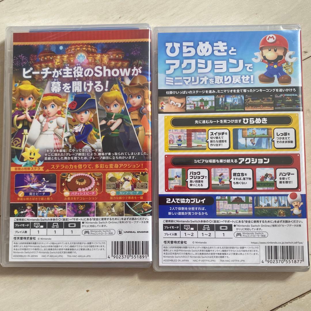 新品未開封Switch マリオvsドンキーコング　プリンセスピーチショータイム