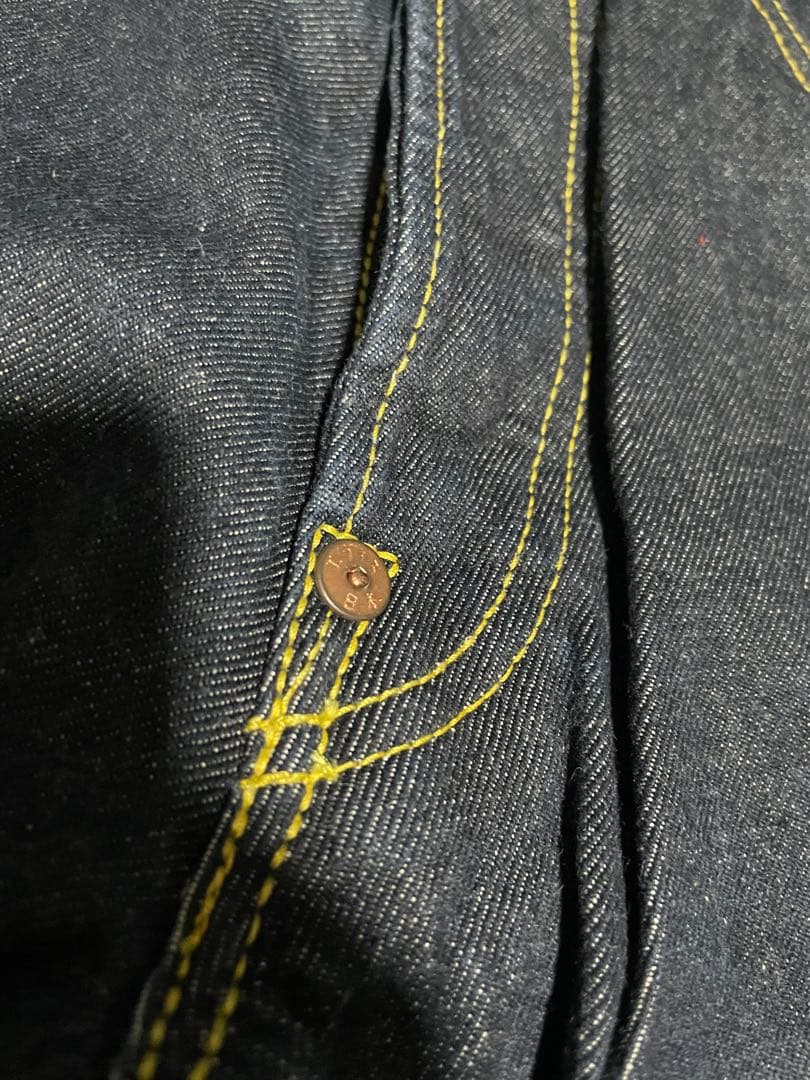 サイズ32 虎 金刺繍 青耳 1930 美品 濃紺 エヴィス エビス