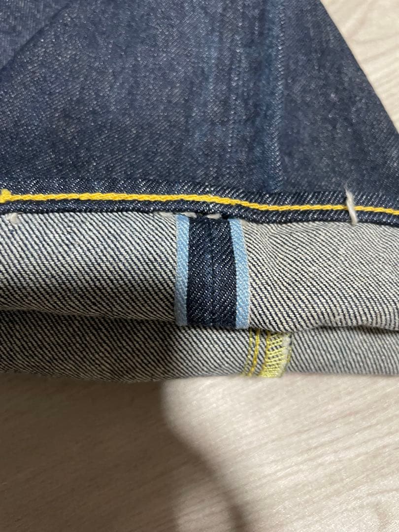 サイズ32 虎 金刺繍 青耳 1930 美品 濃紺 エヴィス エビス