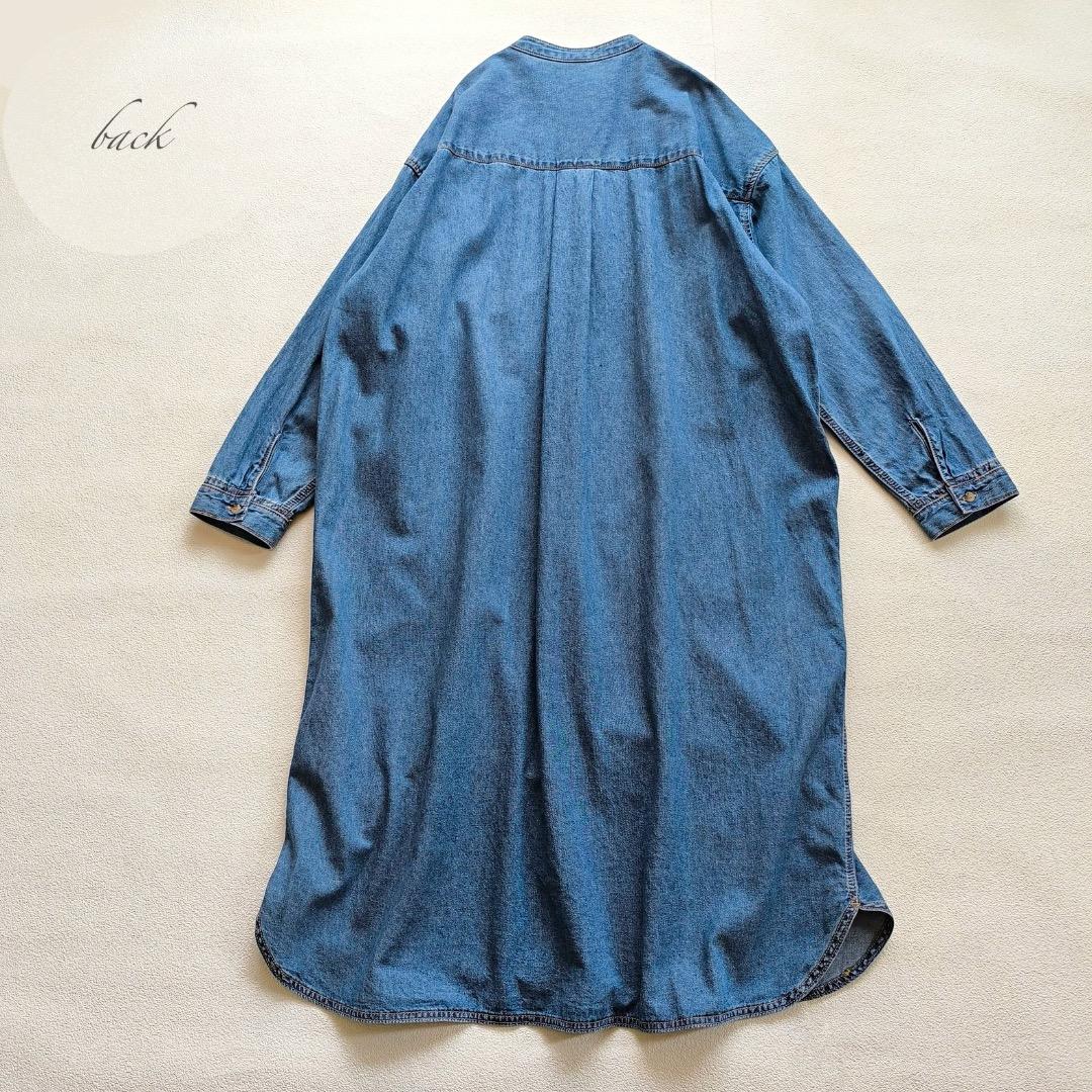 パーリッシィ PAR ICI デニム シャツ ワンピース ゆったり ナチュラン