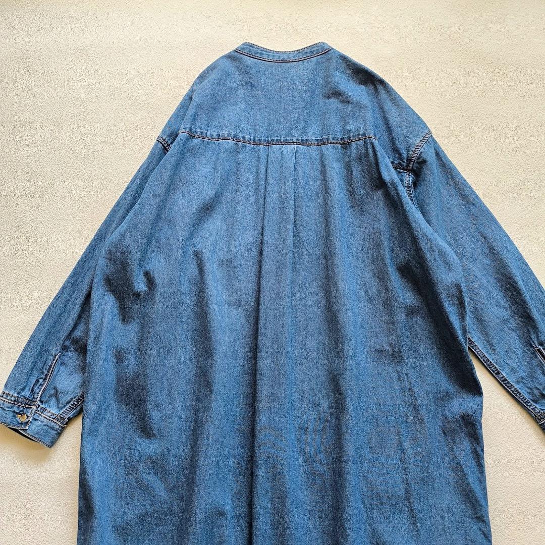 パーリッシィ PAR ICI デニム シャツ ワンピース ゆったり ナチュラン