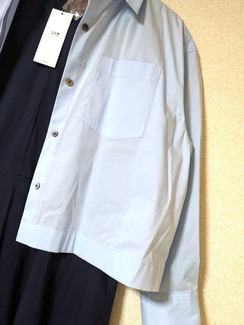 23区　ロングワンピース　完売　アンサンブル　シャツ　大きいサイズ　セットアップ